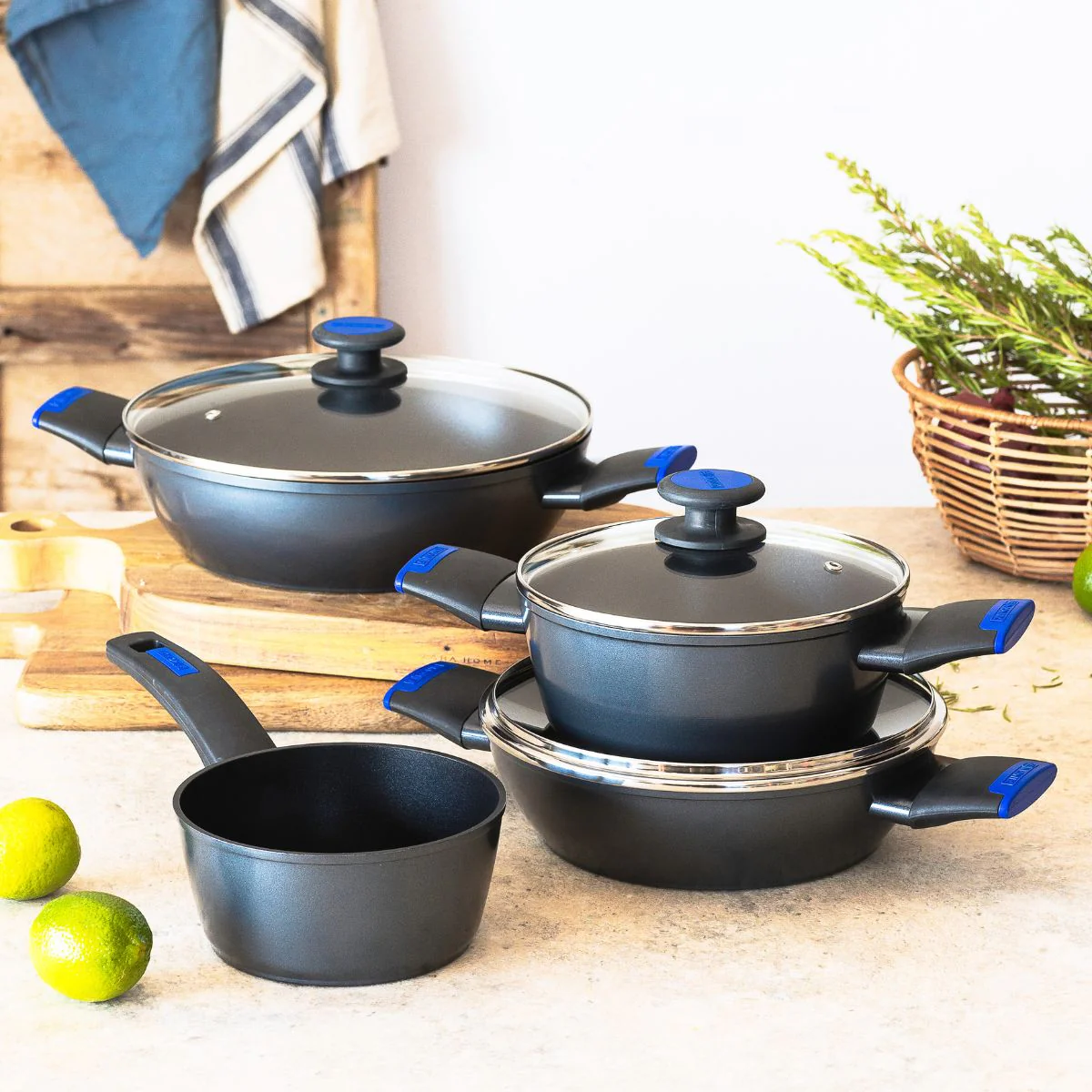 Batería de cocina 7 piezas Martín Berasategui