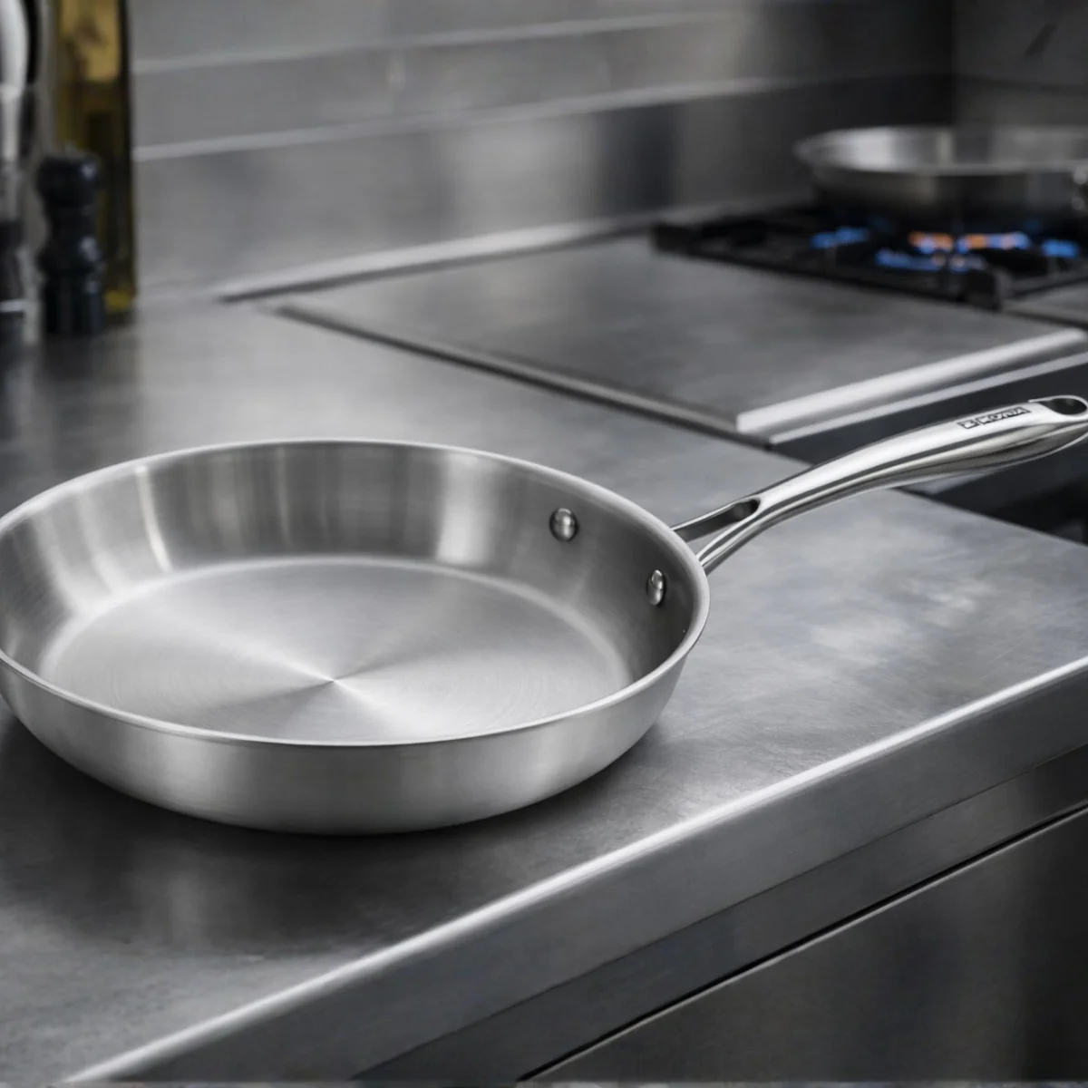 Set de 3 sartenes de acero inoxidable triply sin antiadherente Planet Inox - Image 3