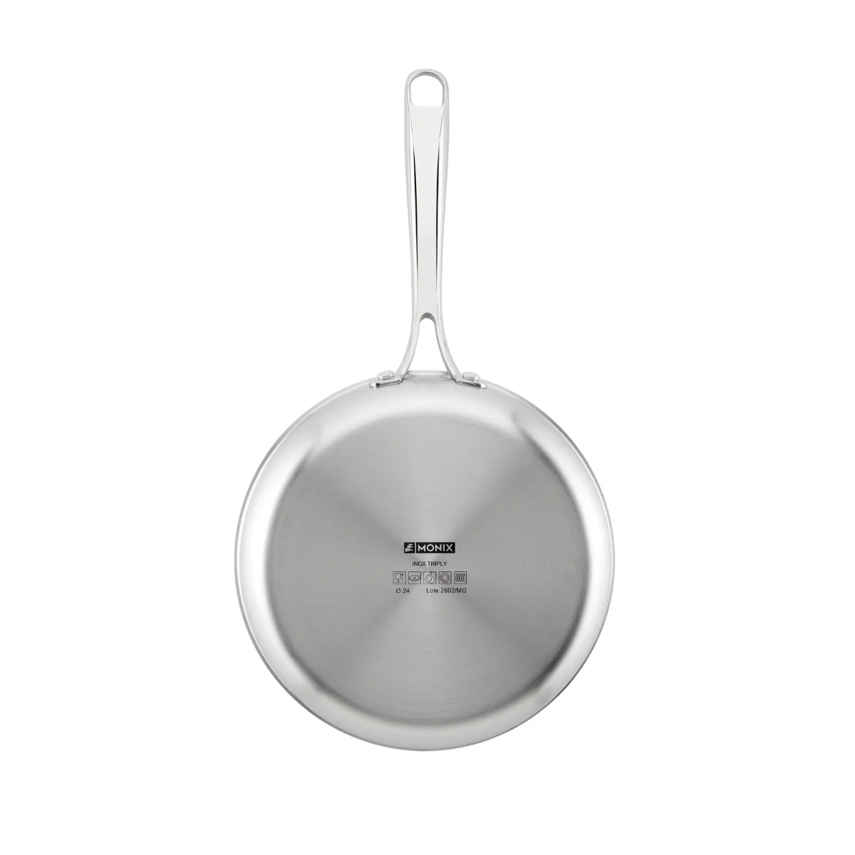 Set de 3 sartenes de acero inoxidable triply sin antiadherente Planet Inox - Image 5